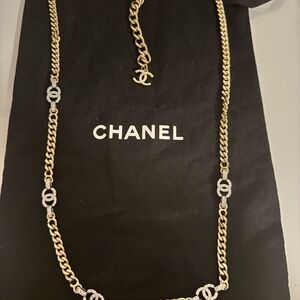 Chanel Gold and Silver Chain Belt